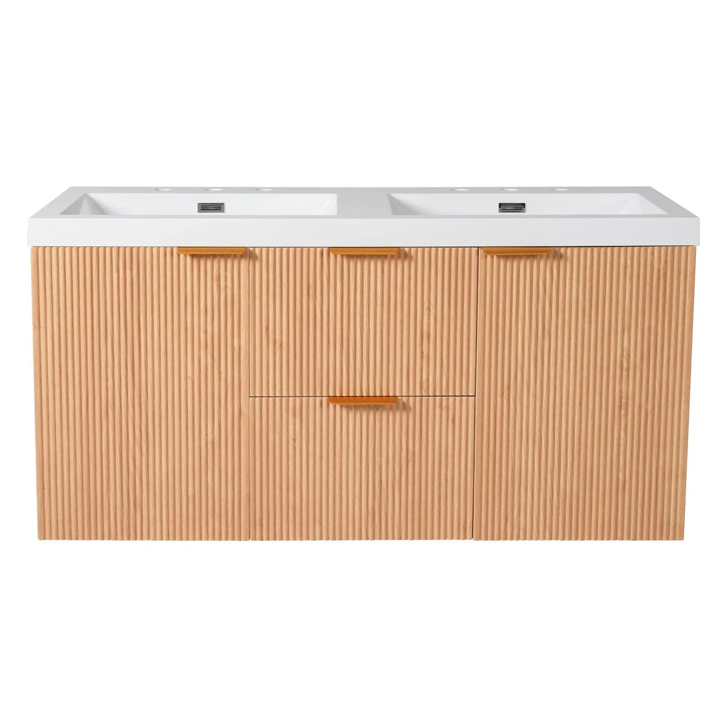 Modern Wall Mounted Vanity and Soft Close Doors