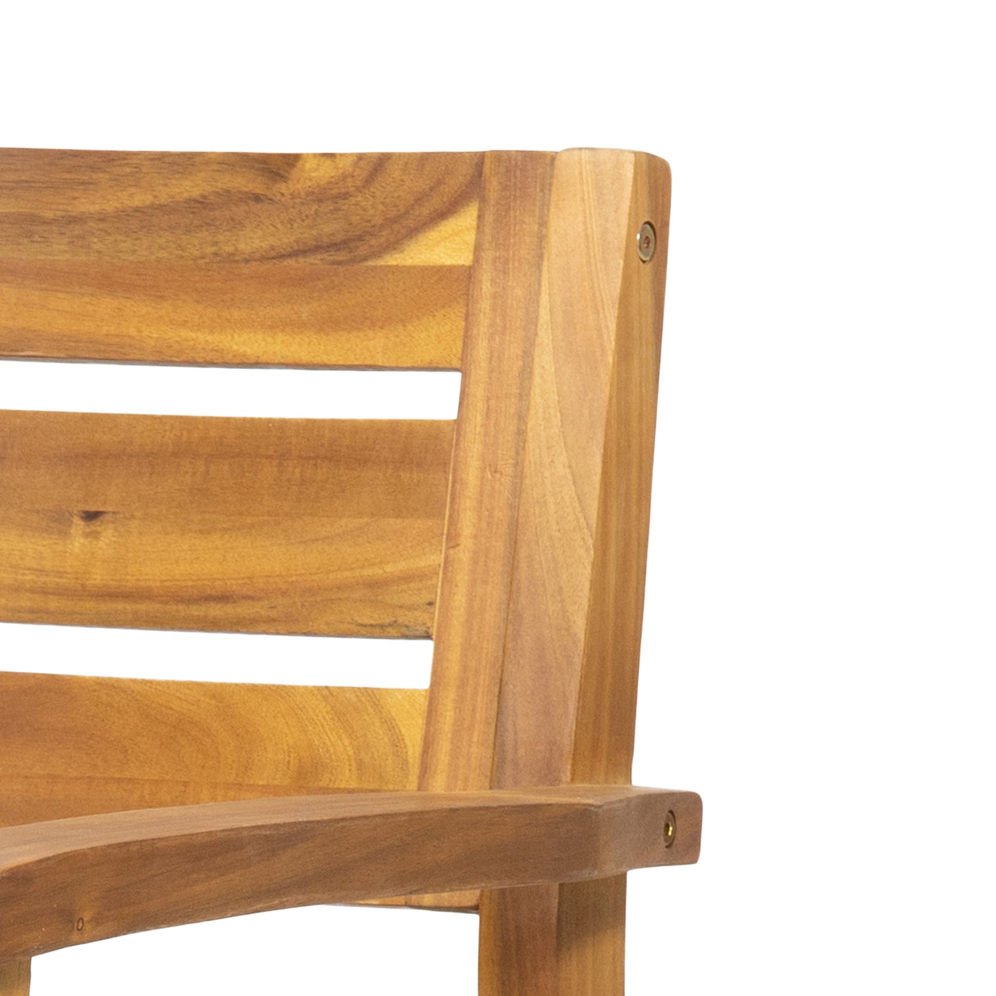 Stamford Dining Chairs set of 2, acacia wood outdoor armchairs by HouseOfZazla on Tampa Home & Garden Store