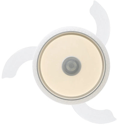 Invisible Ceiling Fan with Remote, 36W LED Light, 120V DC Motor, 3 White Blades on Tampa Home & Garden Store