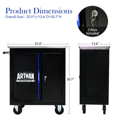 Portable and Lockable Double Door Steel Locker