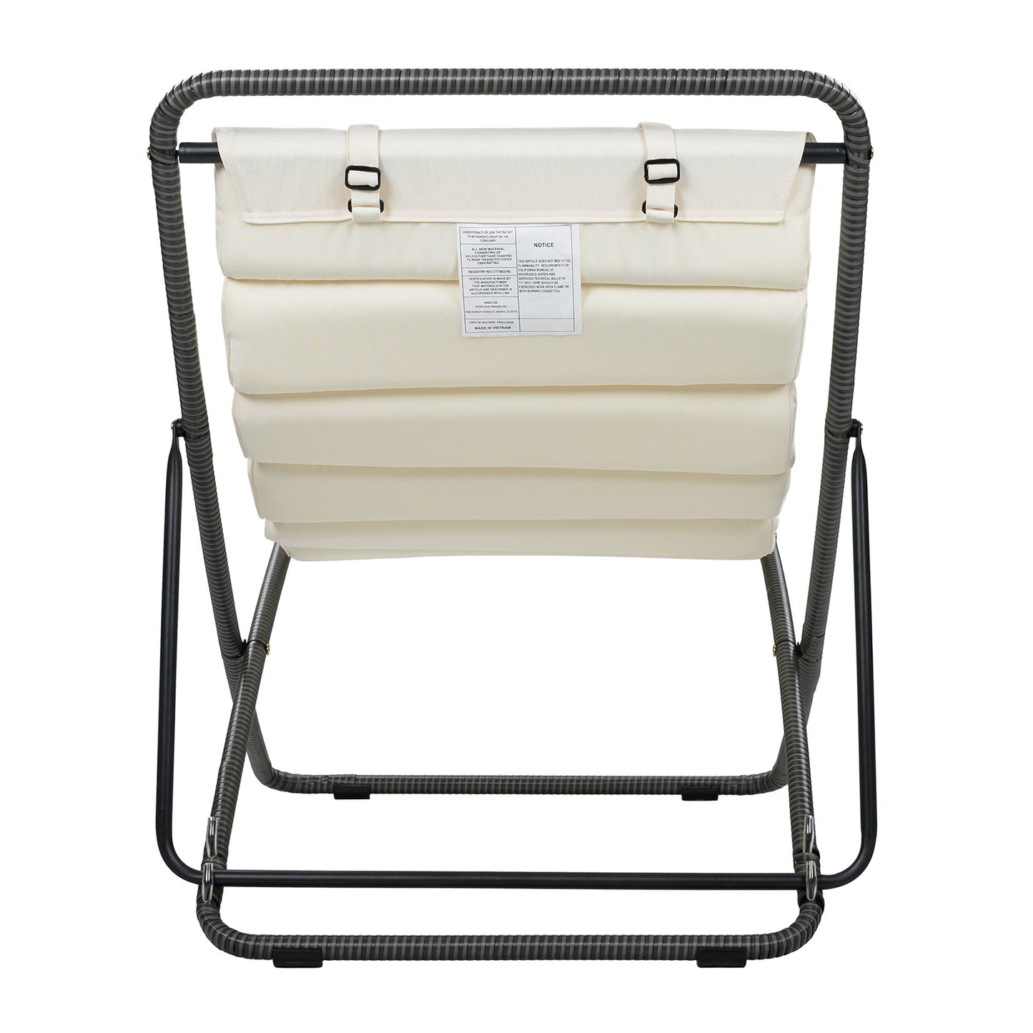 Pair of Outdoor Chairs with Adjustable Backrest