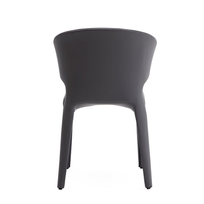 Conrad Dining Chair Set of 2 with Metal Frame in Black by HouseOfZazla on Tampa Home & Garden Store