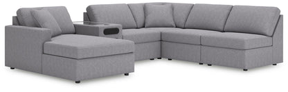 Modmax Sectional in Granite Performance Fabric