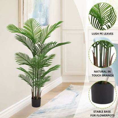 Plastic Flower Boxes with Leaves Outdoor Decor