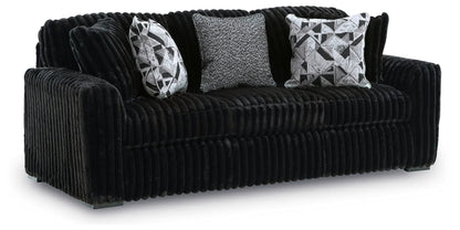 Midnight Madness Corduroy Sofa for Cozy Comfort