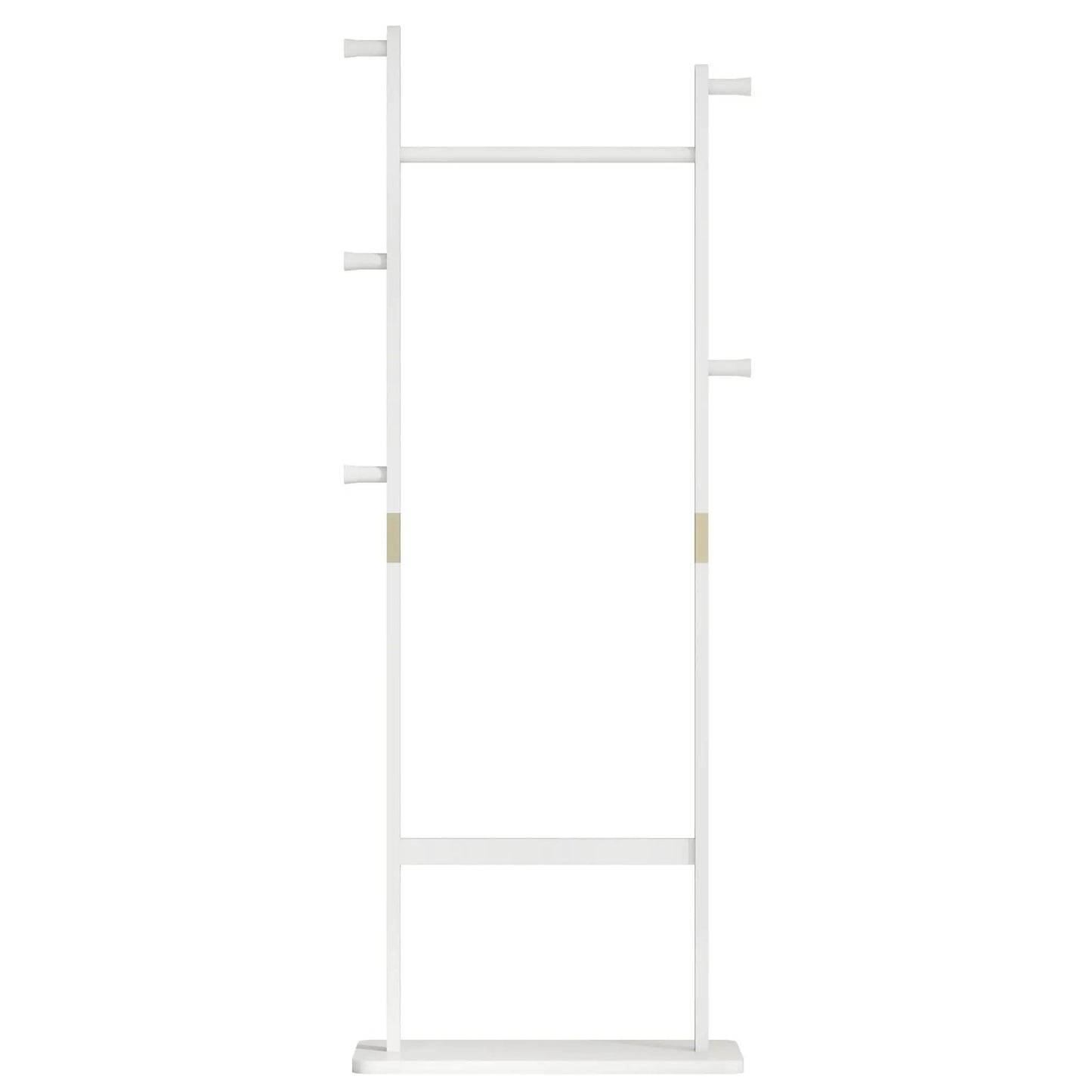 Solid Rubber Wood Hat Rack for Entryways