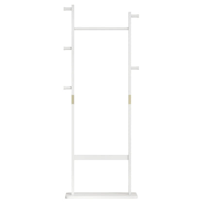 Solid Rubber Wood Hat Rack for Entryways