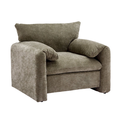 The Matcha Green Accent Sofa and Lounge Chair