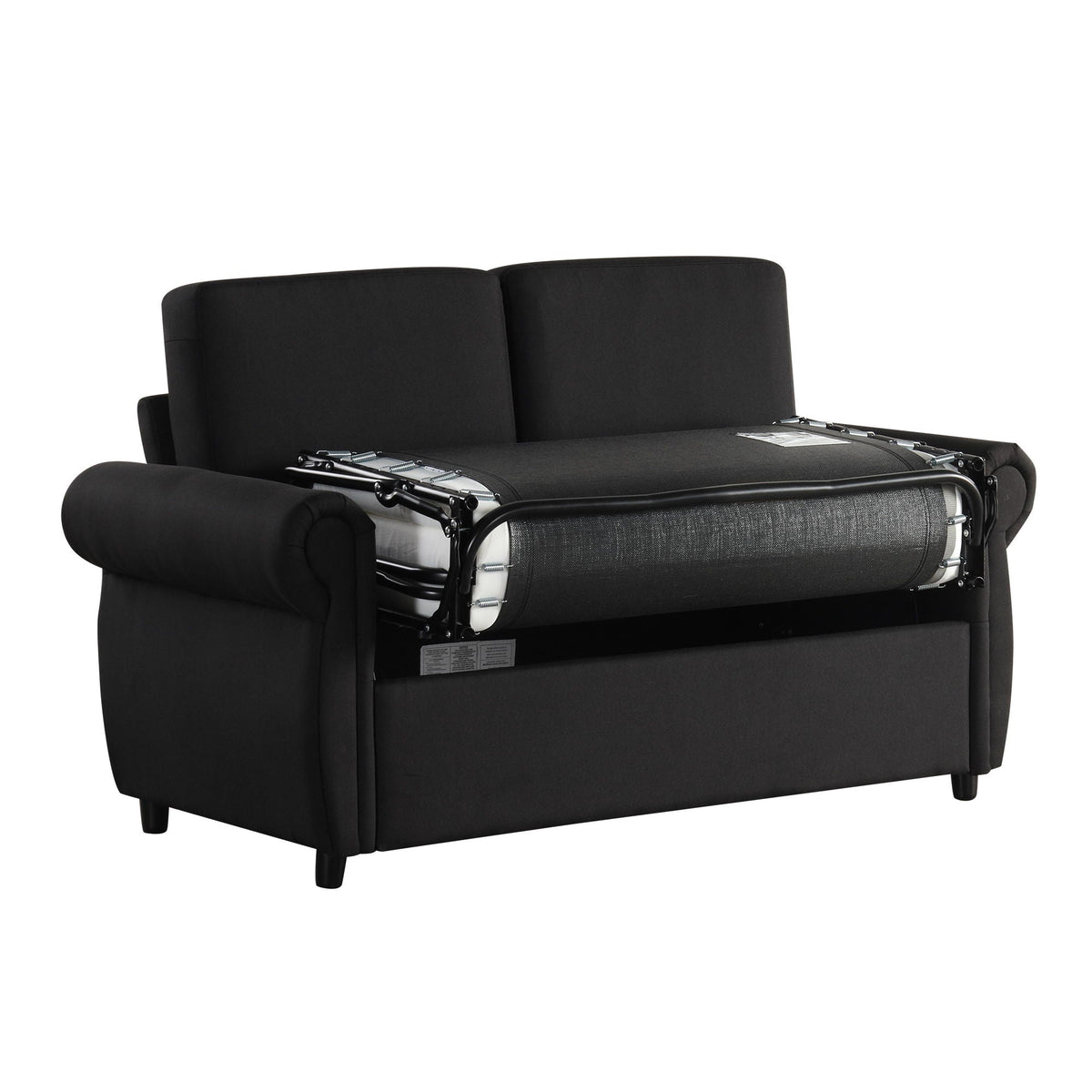 Pull Out Sofa Bed With Twin Memory Foam Mattress
