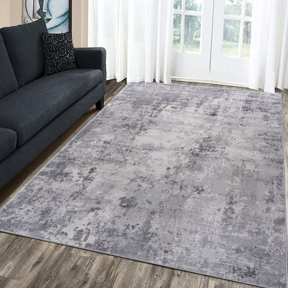 Marfi Abstract Area Rug in Neutral Tones