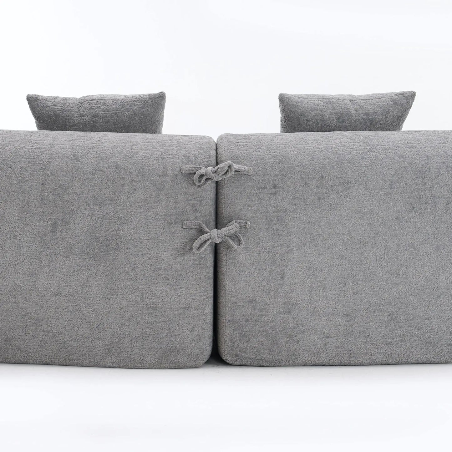 4 Seater Fabric Sofa With Sleeper For Living Room