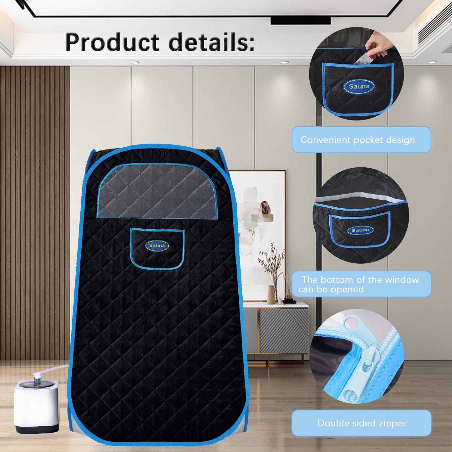 Portable Folding Steam Sauna and Home Spa