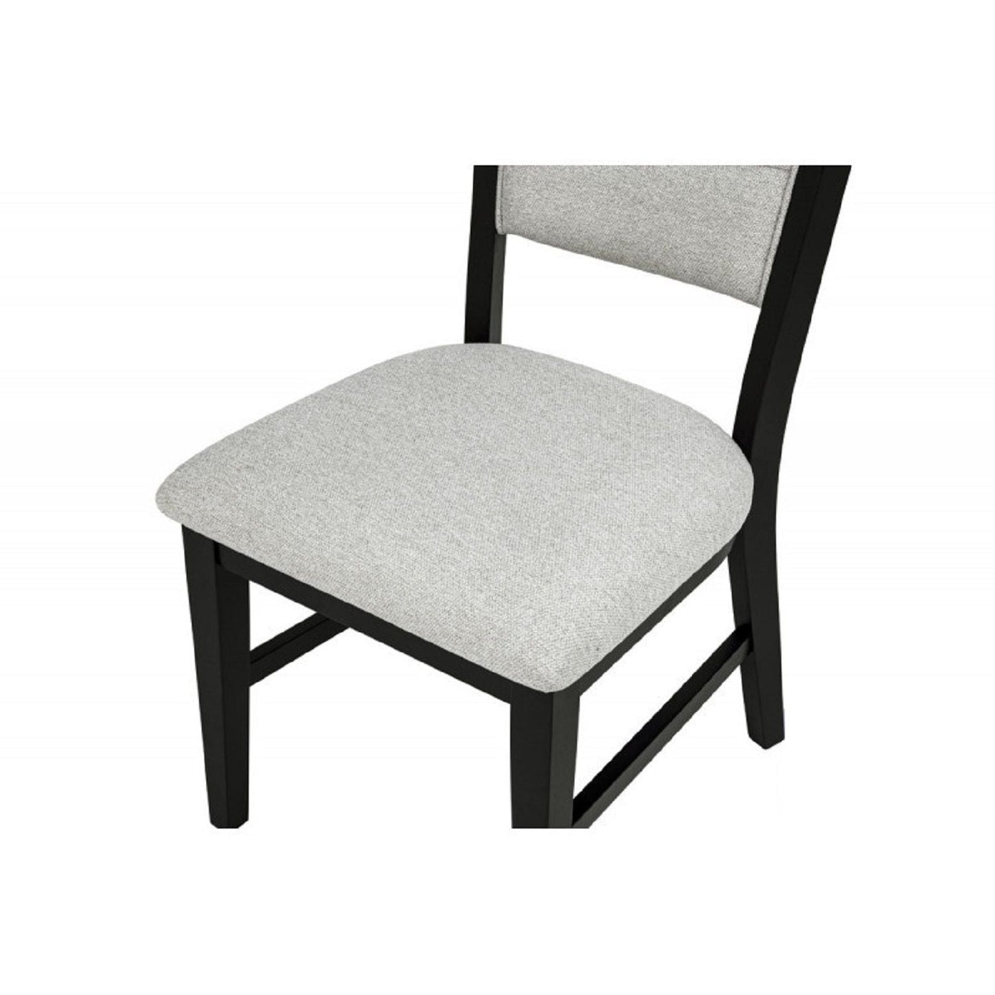 Black Curved Dining Side Chair Set of Two
