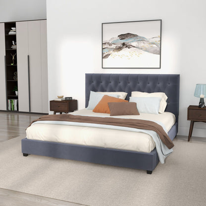Mid Century Modern and Upholstered Platform Bed