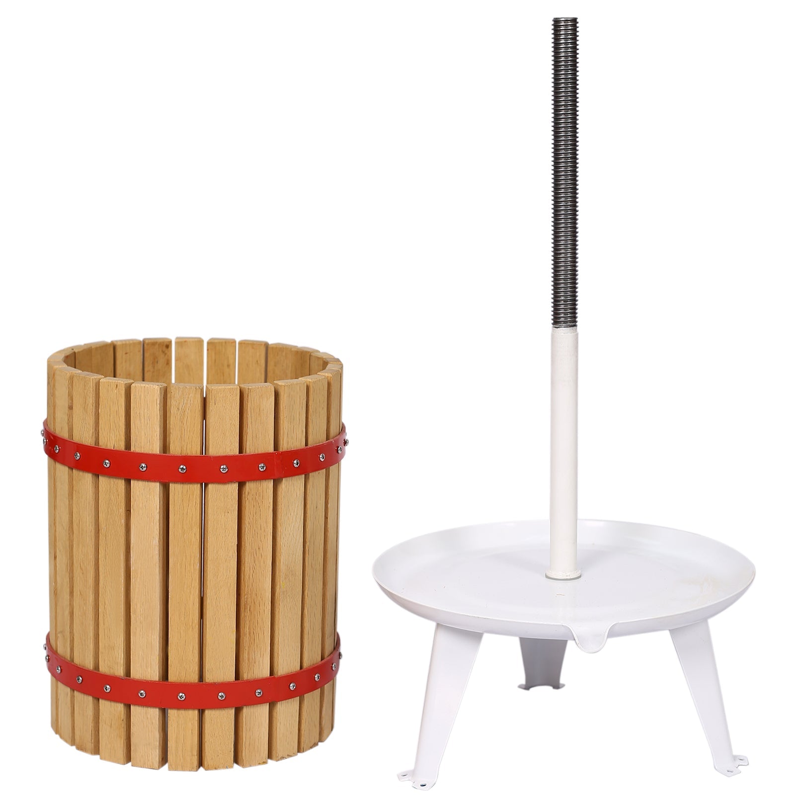 Fruit Wine Press and Crusher and Filter Bag,100% Nature Apple&Grape&Berries Crusher Manual Juice Maker for Kitchen - Tampa Home & Garden Store