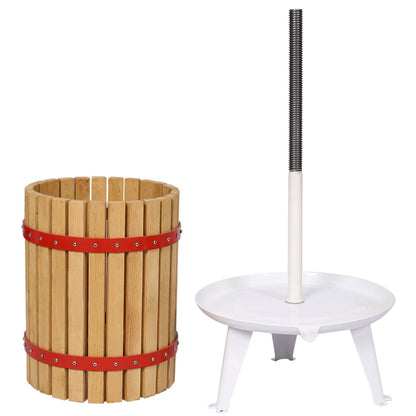 Fruit Wine Press and Crusher and Filter Bag,100% Nature Apple&Grape&Berries Crusher Manual Juice Maker for Kitchen - Tampa Home & Garden Store