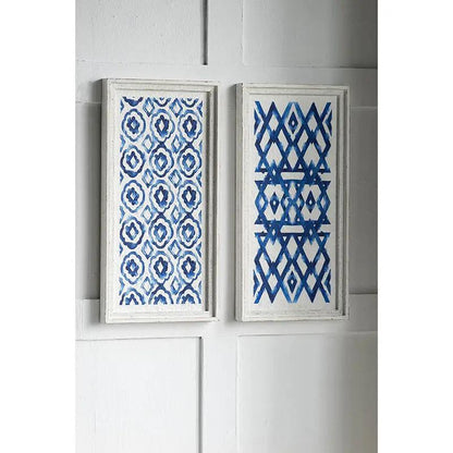 Hanging Sculptures Modern Wall Art Set of Two