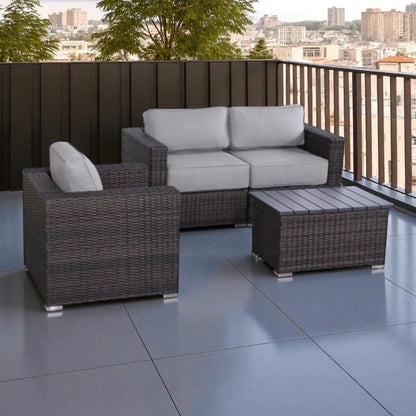Outdoor Sofa Seating Group with Cushions