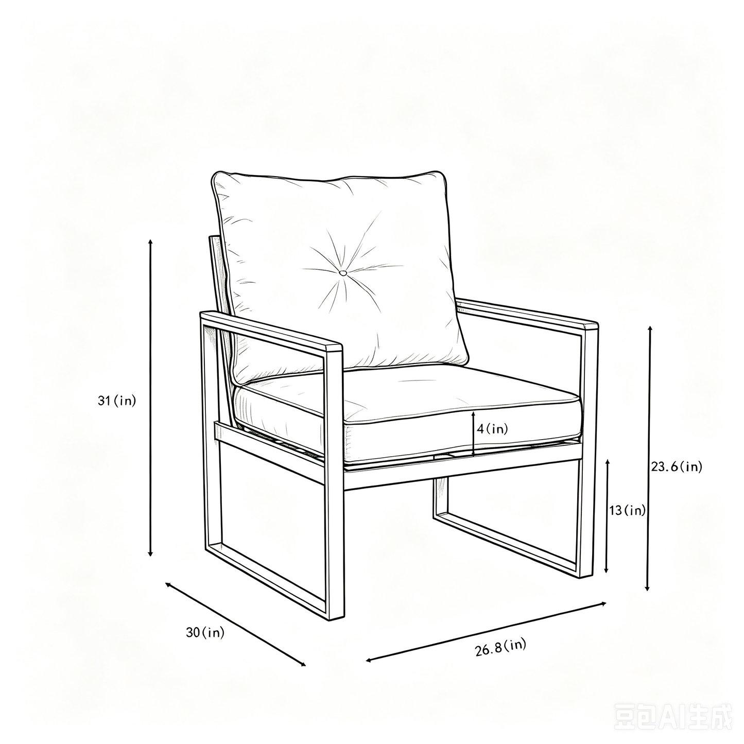 Oversized Steel and Outdoor Conversation Set