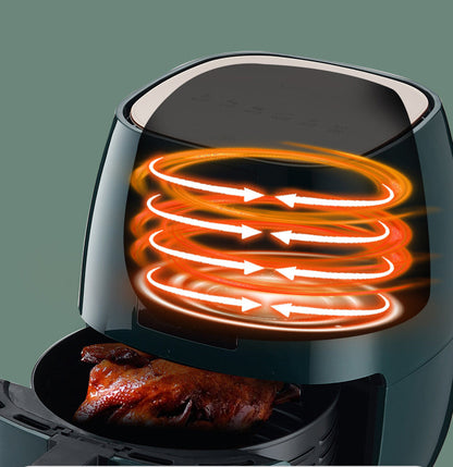 VIP Digital Presence air fryer 5.5L with smart touch controls, large capacity, dark teal body on Tampa Home & Garden Store