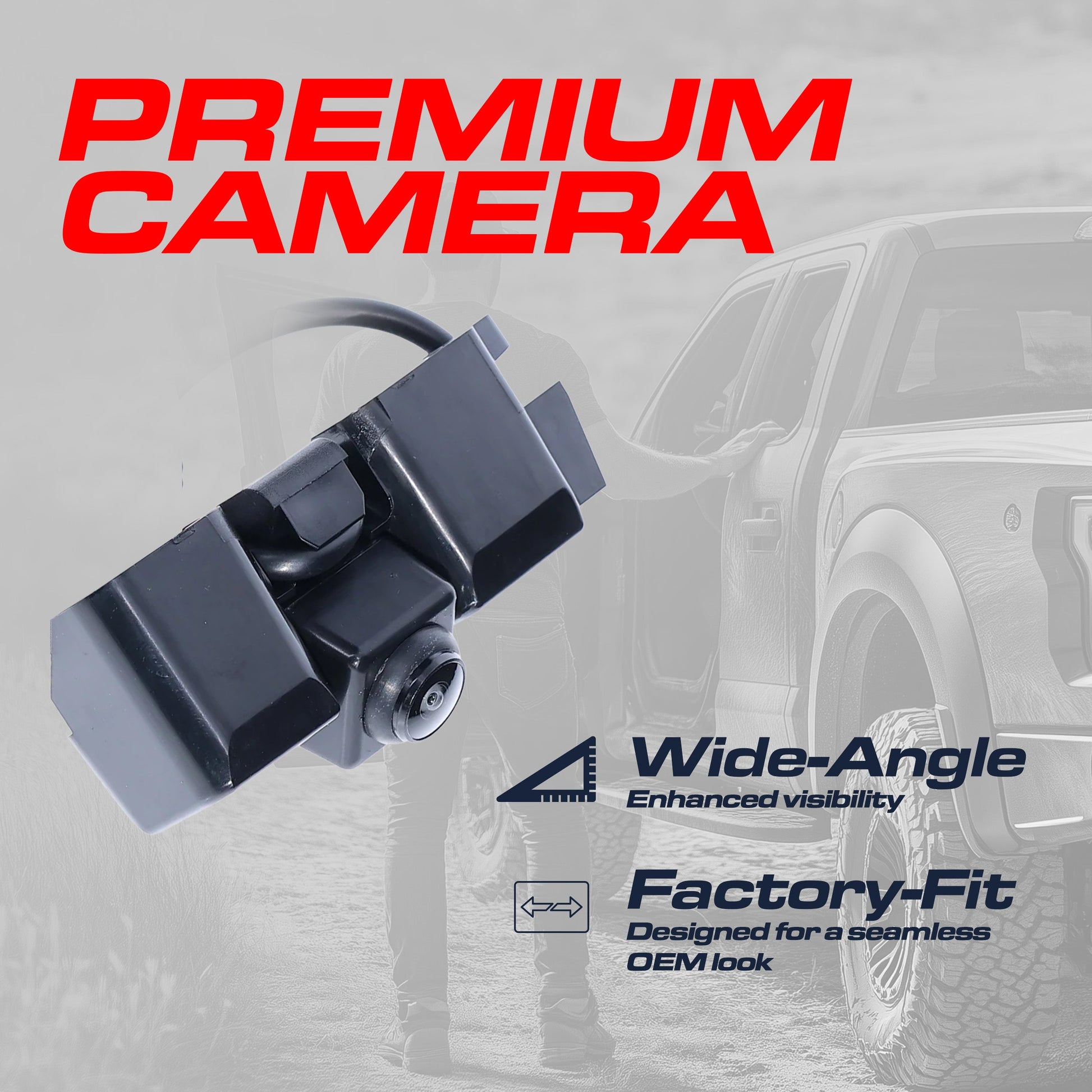 OEM backup camera module for GMC Canyon & Chevrolet Colorado, Master Tailgaters, black housing on Tampa Home & Garden Store
