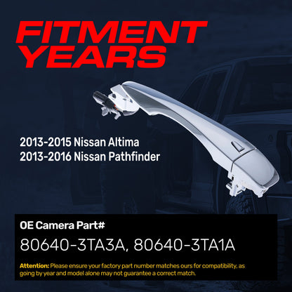 Chrome exterior door handle replacement front-right passenger side for Nissan Altima/Pathfinder on Tampa Home & Garden Store