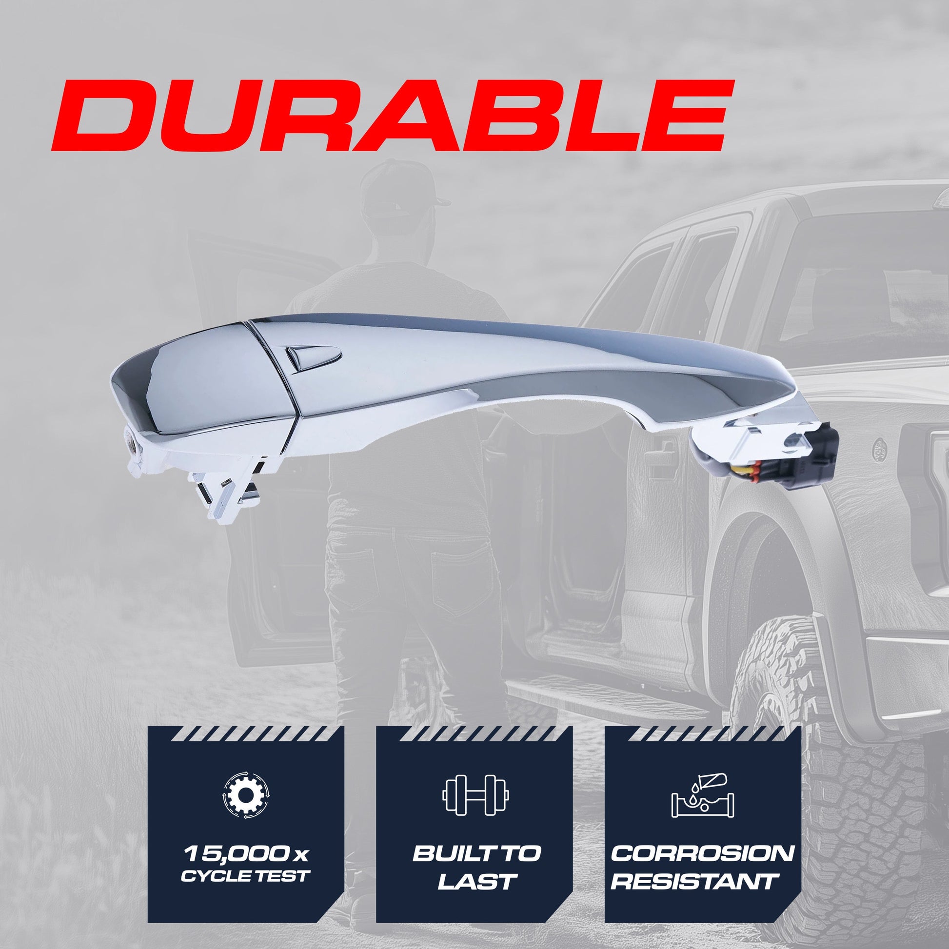 Chrome door handle replacement for Nissan Altima/Pathfinder, front-right, Master Tailgaters on Tampa Home & Garden Store