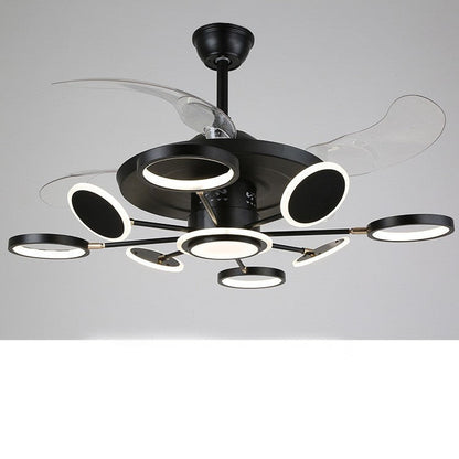 Nordic Ceiling Fans With LED Light Remote Control Ceiling