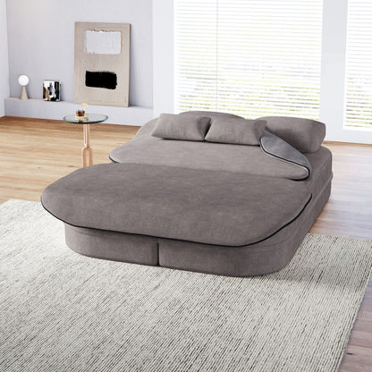 Foldable Sofa Bed with a Multi Functional Blanket