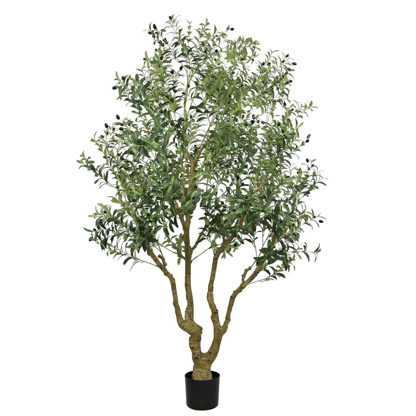 Artificial Olive Tree With A Wood Trunk Green