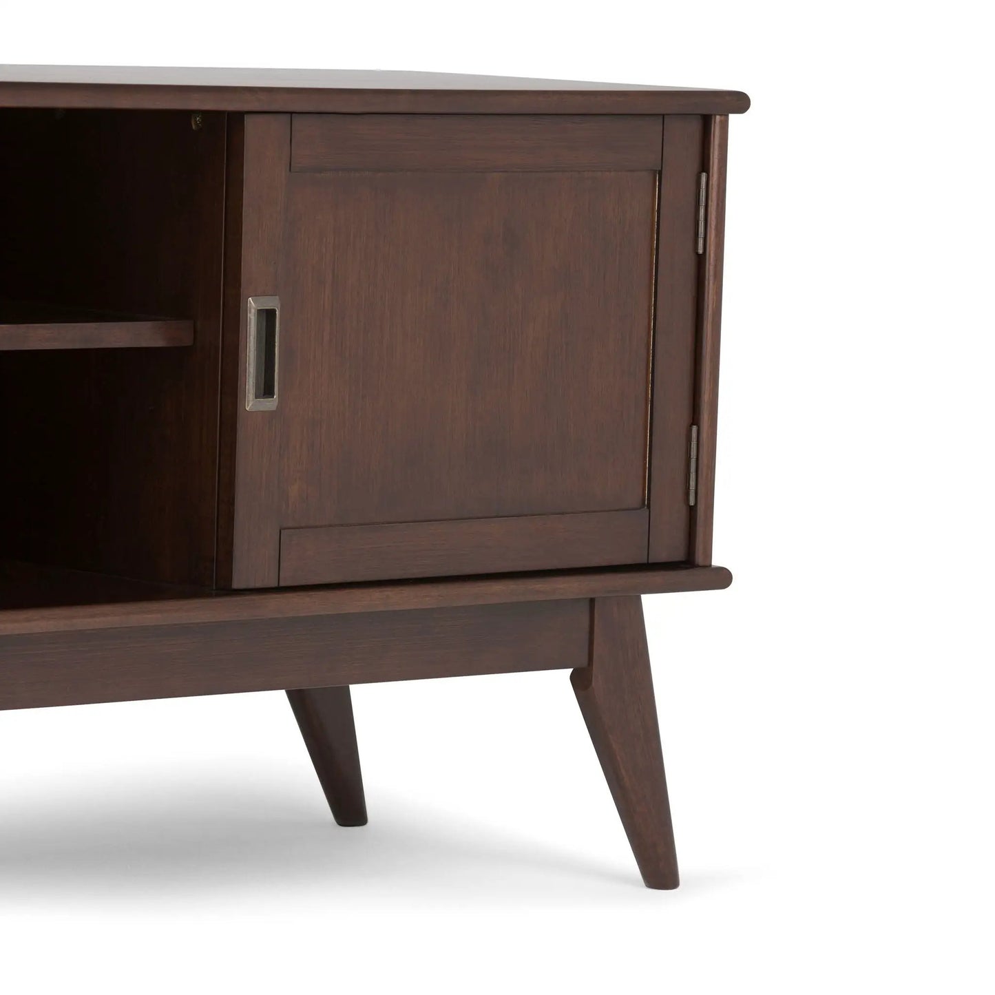 Draper Handcrafted Mid Century Low TV Media Stand