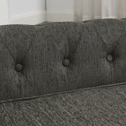 Modern Elegant Rectangle Pet Bed by HouseOfZazla, dark gray tufted elevated dog sofa on Tampa Home & Garden Store