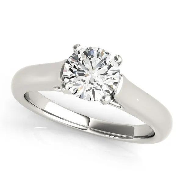 14k white gold cathedral solitaire diamond engagement ring 1 cttw, Bids.com on Tampa Home & Garden Store