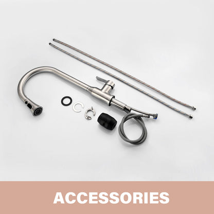 Stainless Steel Kitchen Faucet Brushed Nickel