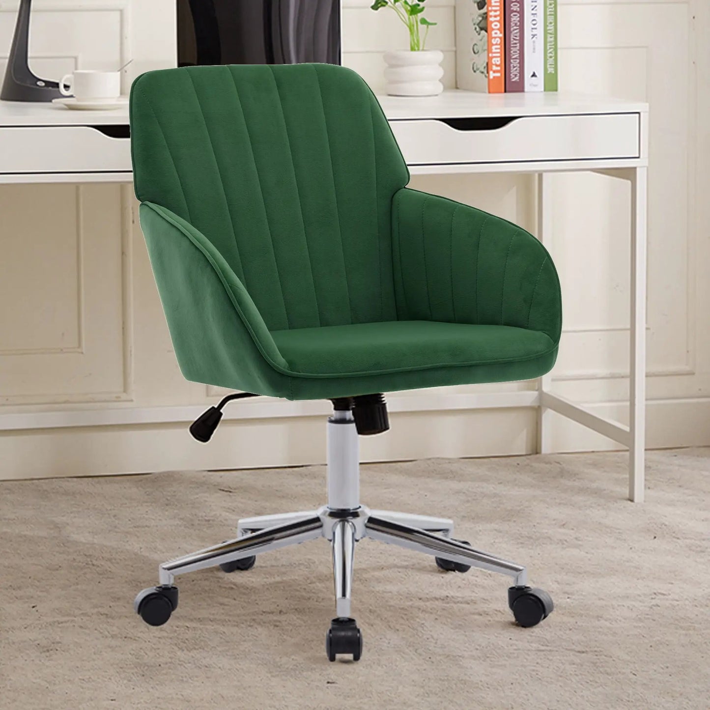 Adjustable Ergonomic Chair With Swivel Backrest