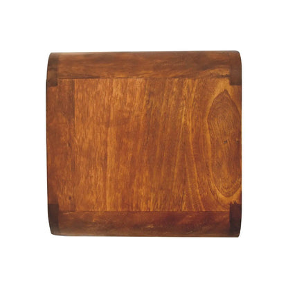 Curve Upper Slot Floating Nightstand with Drawer