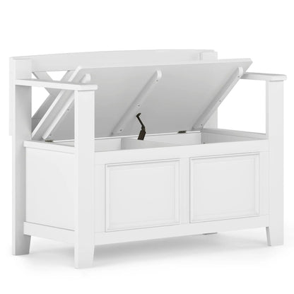 Amherst Small Transitional Entryway Storage Bench