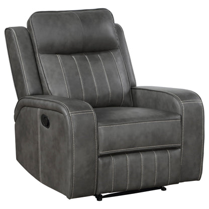 Forrest Gray Recliner Chair with Tufted Back