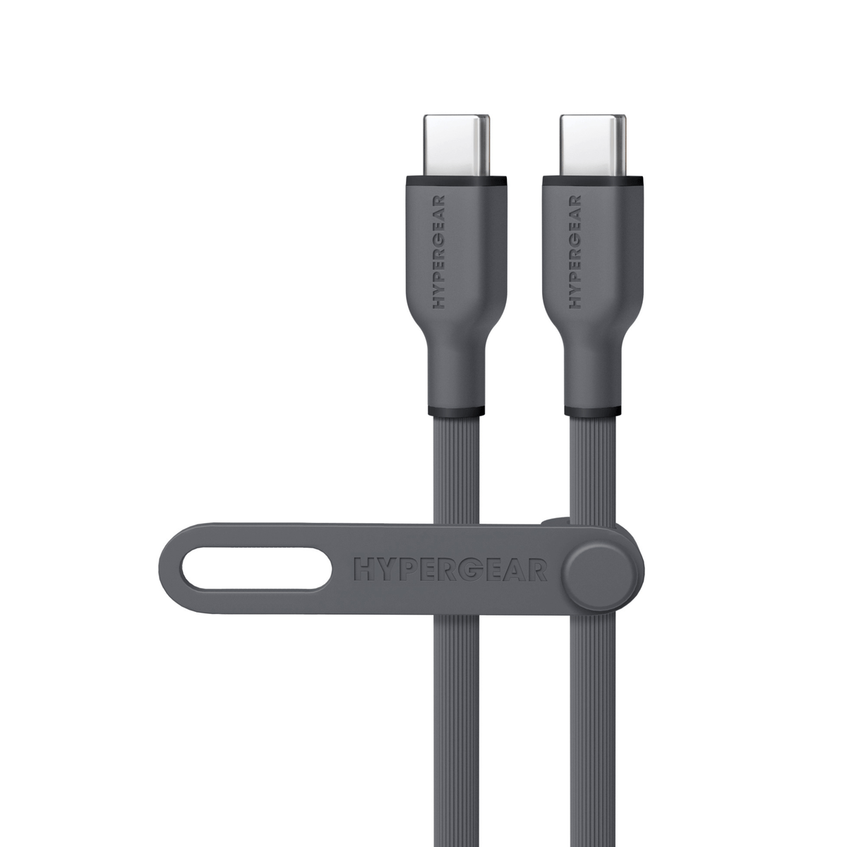 Flexi PRO USB-C to USB-C Cable 15ft gray braided HyperGear connectors (2 cables) on Tampa Home & Garden Store