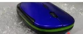 Laptop wireless mouse FLIPSTYLEZLLC blue top with lime-green base on Tampa Home & Garden Store