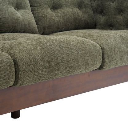 Luxurious Tufted Upholstered Living Room Sofa
