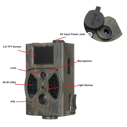 Indoor Outdoor Security Surveillance Camera camouflage by Sell My Stuff with 2.0 TFT and IR LEDs on Tampa Home & Garden Store