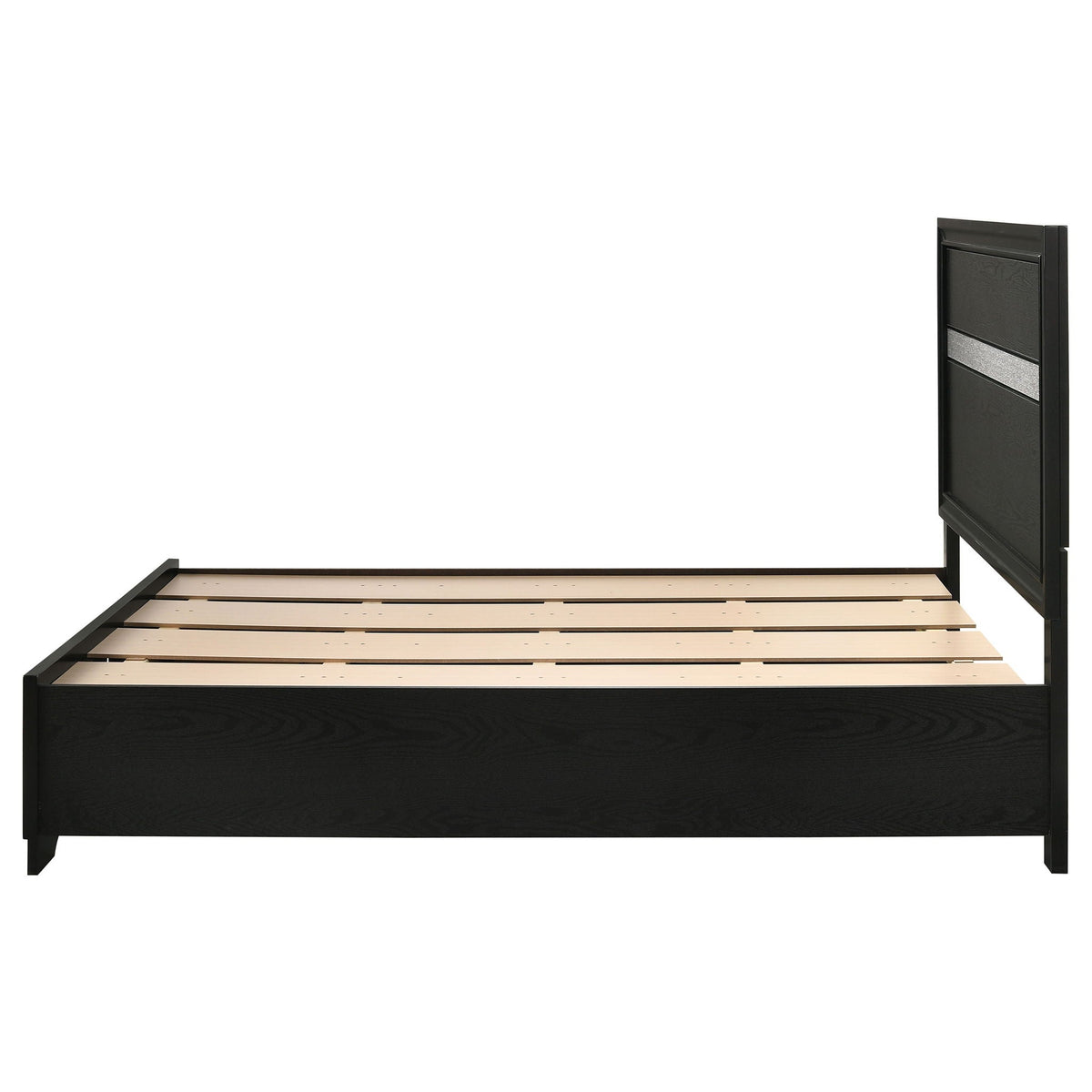 Urbana storage panel bed, black platform bed with tall paneled headboard by HouseOfZazla on Tampa Home & Garden Store
