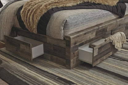 Derekson Panel Bedroom Set with Butcher Block