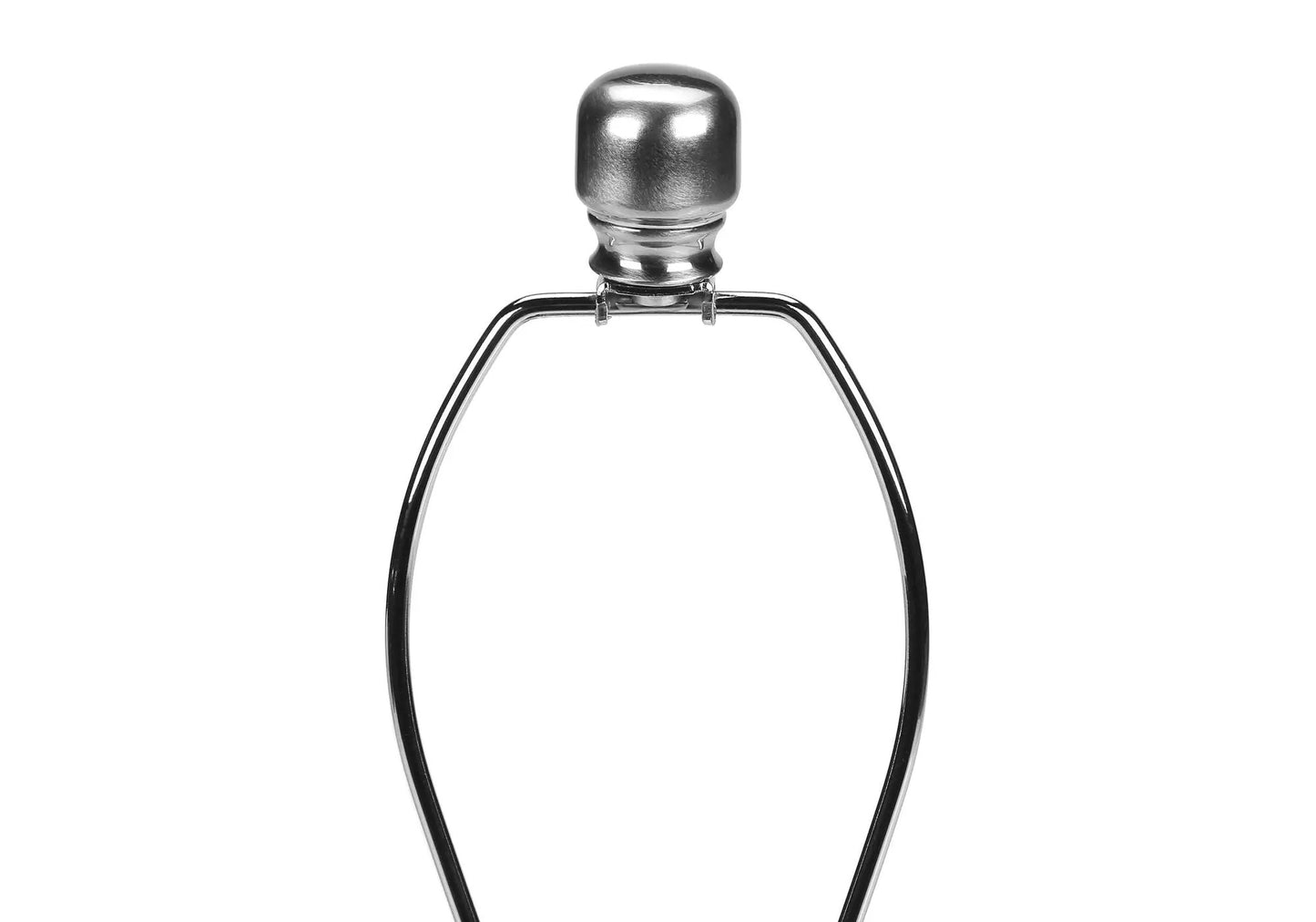 Table lamp ceramic contemporary black cream by Unique Piece Furniture with chrome hardware on Tampa Home & Garden Store