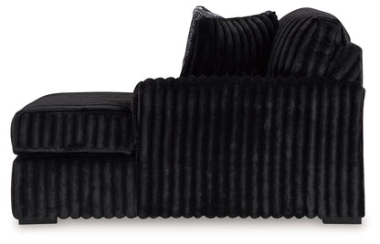 Midnight Madness Sectional and Jumbo Corduroy
