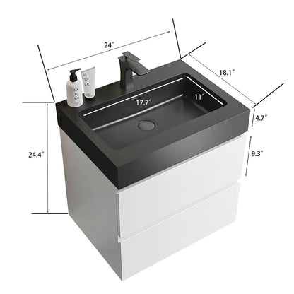 Alice Wall Mounted Floating Vanity With Sink