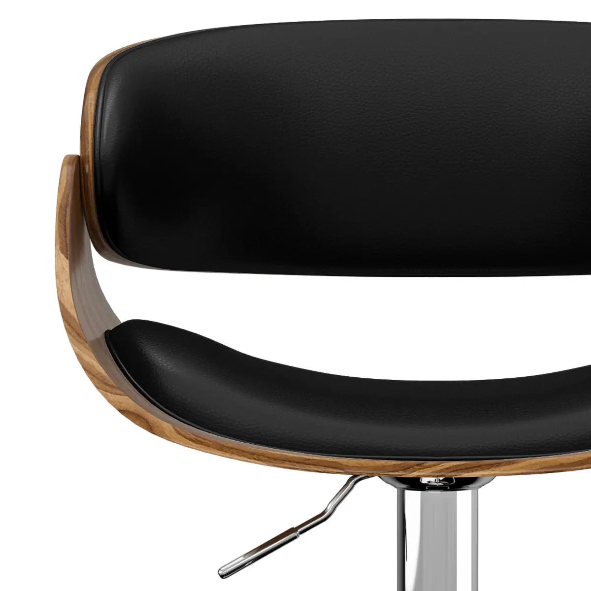 Mid Century Modern Adjustable Swivel Bar Stool