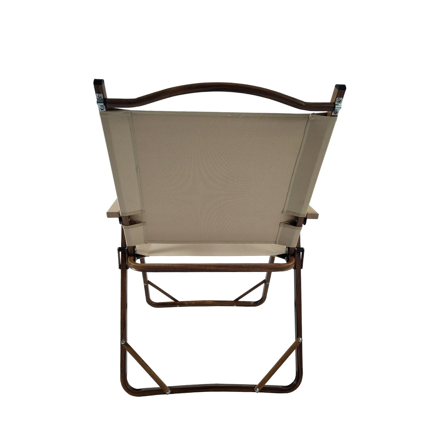 Foldable And Portable Chair Set Of Four Brown