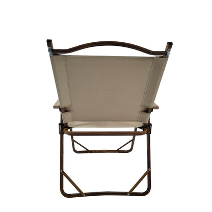 Foldable And Portable Chair Set Of Four Brown